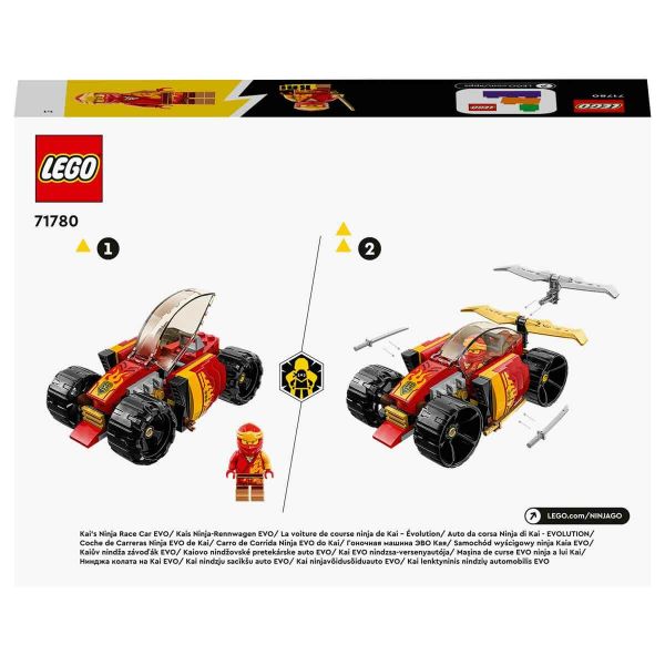 LEGO NINJAGO Kai’nin Ninja Yarış Arabası EVO LNG-71780 Oyuncak Seti