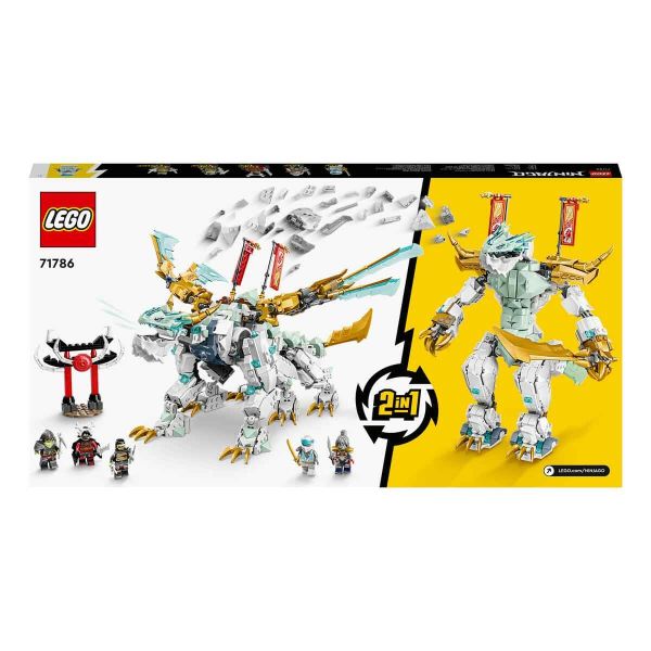 LEGO NINJAGO Zane’in Buz Ejderhası Yaratığı LNG-71786 Oyuncak Seti