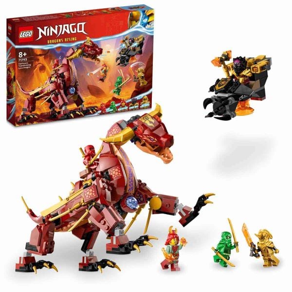 LEGO NINJAGO Heatwave Dönüşen Lav Ejderhası LNG-71793 Oyuncak Seti