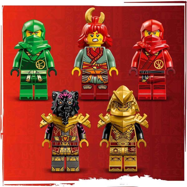 LEGO NINJAGO Heatwave Dönüşen Lav Ejderhası LNG-71793 Oyuncak Seti