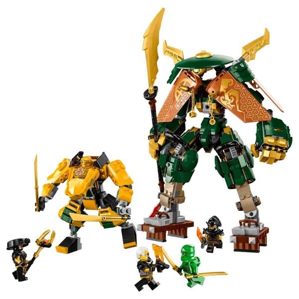 LEGO NINJAGO Lloyd ve Arin'in Ninja Ekibi Robotları LNG-71794 Oyuncak Seti
