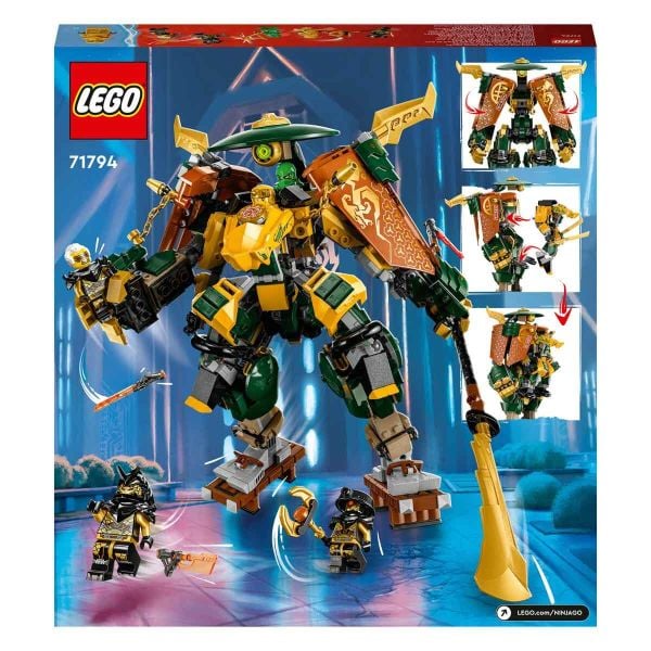 LEGO NINJAGO Lloyd ve Arin'in Ninja Ekibi Robotları LNG-71794 Oyuncak Seti