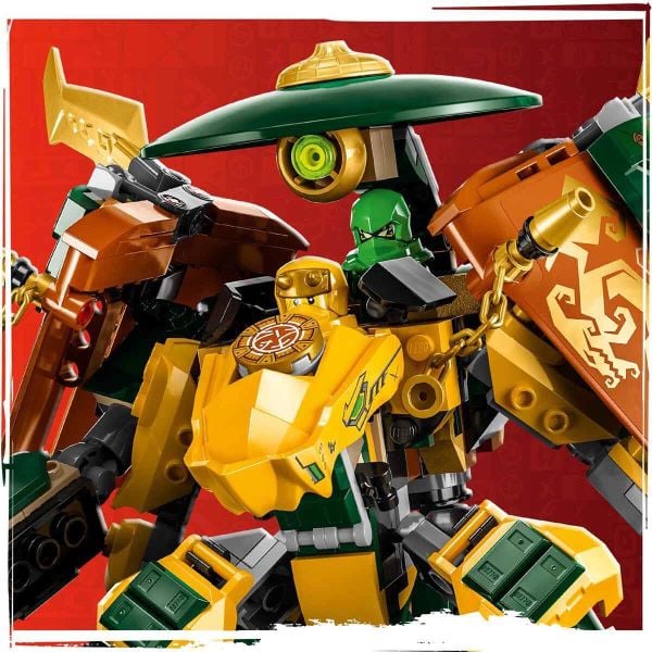 LEGO NINJAGO Lloyd ve Arin'in Ninja Ekibi Robotları LNG-71794 Oyuncak Seti
