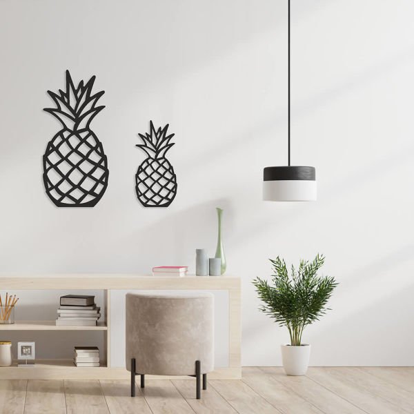MDF Tablo Dekoratif Ananas MDF-22 30x30 cm - 9mm