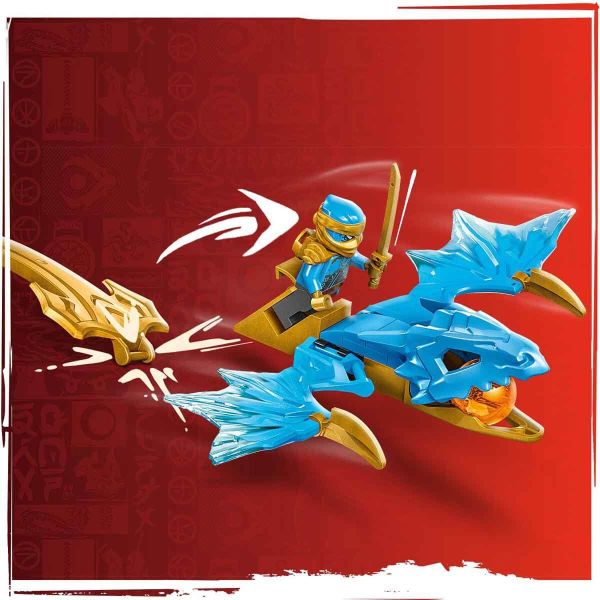 LEGO NINJAGO Nya'nın Yükselen Ejderha Vuruşu LNG-71802 Oyuncak Seti