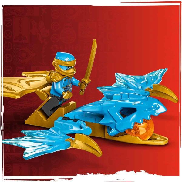 LEGO NINJAGO Nya'nın Yükselen Ejderha Vuruşu LNG-71802 Oyuncak Seti