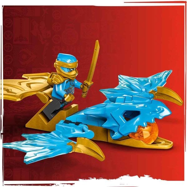 LEGO NINJAGO Nya'nın Yükselen Ejderha Vuruşu LNG-71802 Oyuncak Seti