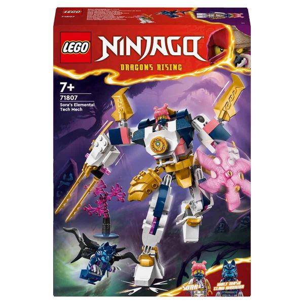 LEGO NINJAGO Sora'nın Teknoloji Elementi Robotu LNG-71807 Oyuncak Seti