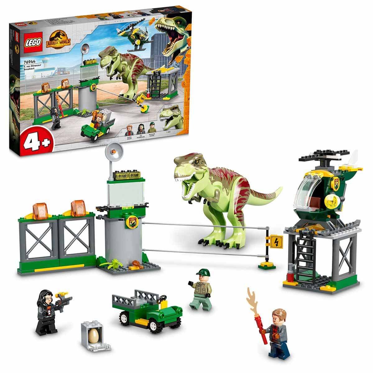 LEGO Jurassic World T. Rex Dinozor Kaçışı LJW-76944 Oyuncak Seti