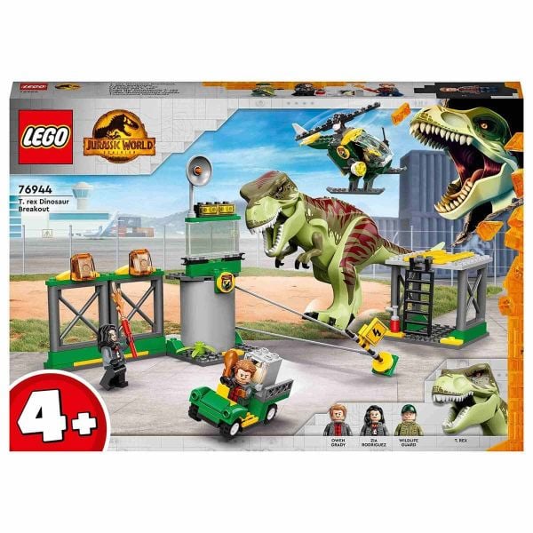 LEGO Jurassic World T. Rex Dinozor Kaçışı LJW-76944 Oyuncak Seti