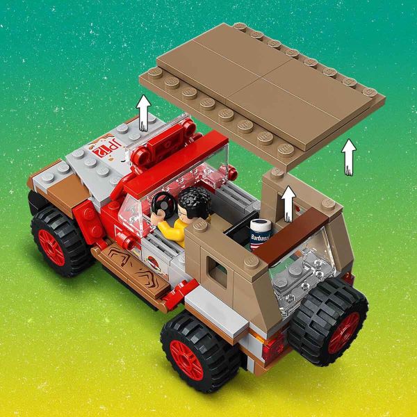 LEGO Jurassic Park Dilophosaurus Pususu LJP-76958 Oyuncak Seti