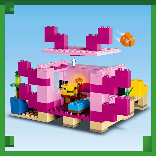 LEGO Minecraft Aksolotl Evi LMC-21247 Oyuncak Seti