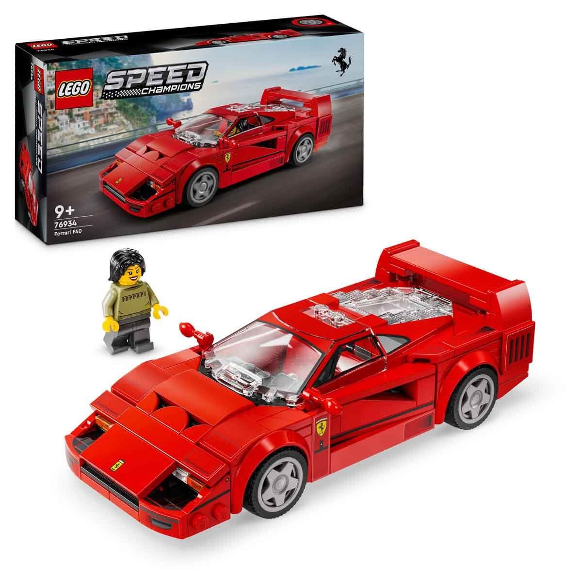 LEGO Speed Champions Ferrari F40 Süper Araba LSP-76934 Oyuncak Araba