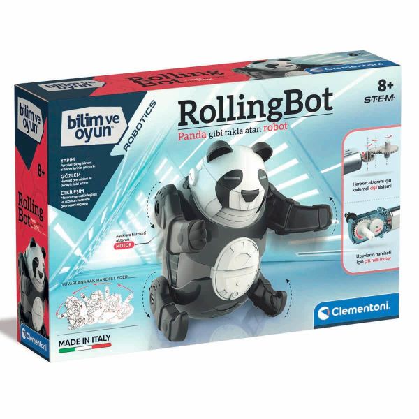Clementoni Bilim ve Oyun Robotik Laboratuvarı RollingBot Mkc-64468
