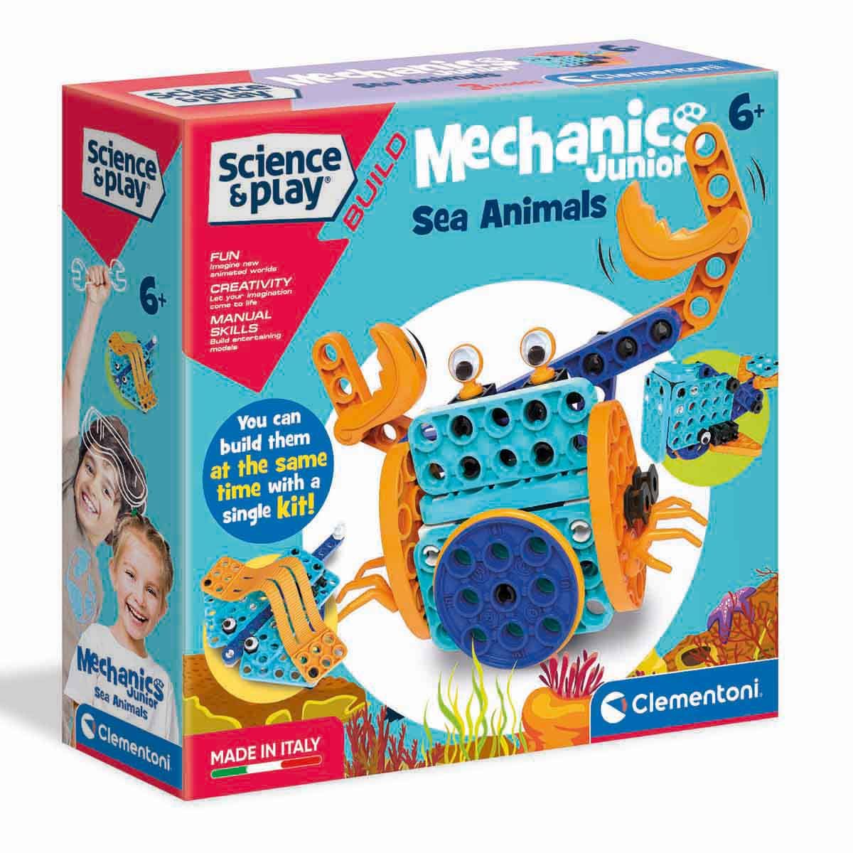 Clementoni Bilim ve Oyun Mechanics Junior Deniz Hayvanları CLM-75059