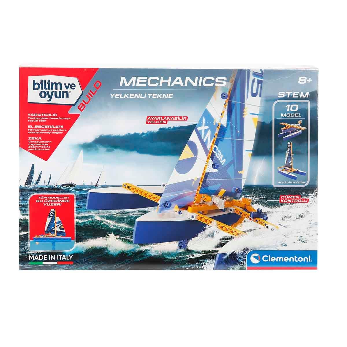 Clementoni Bilim ve Oyun Mekanik Laboratuvarı Yelkenli Tekne CLM-64319