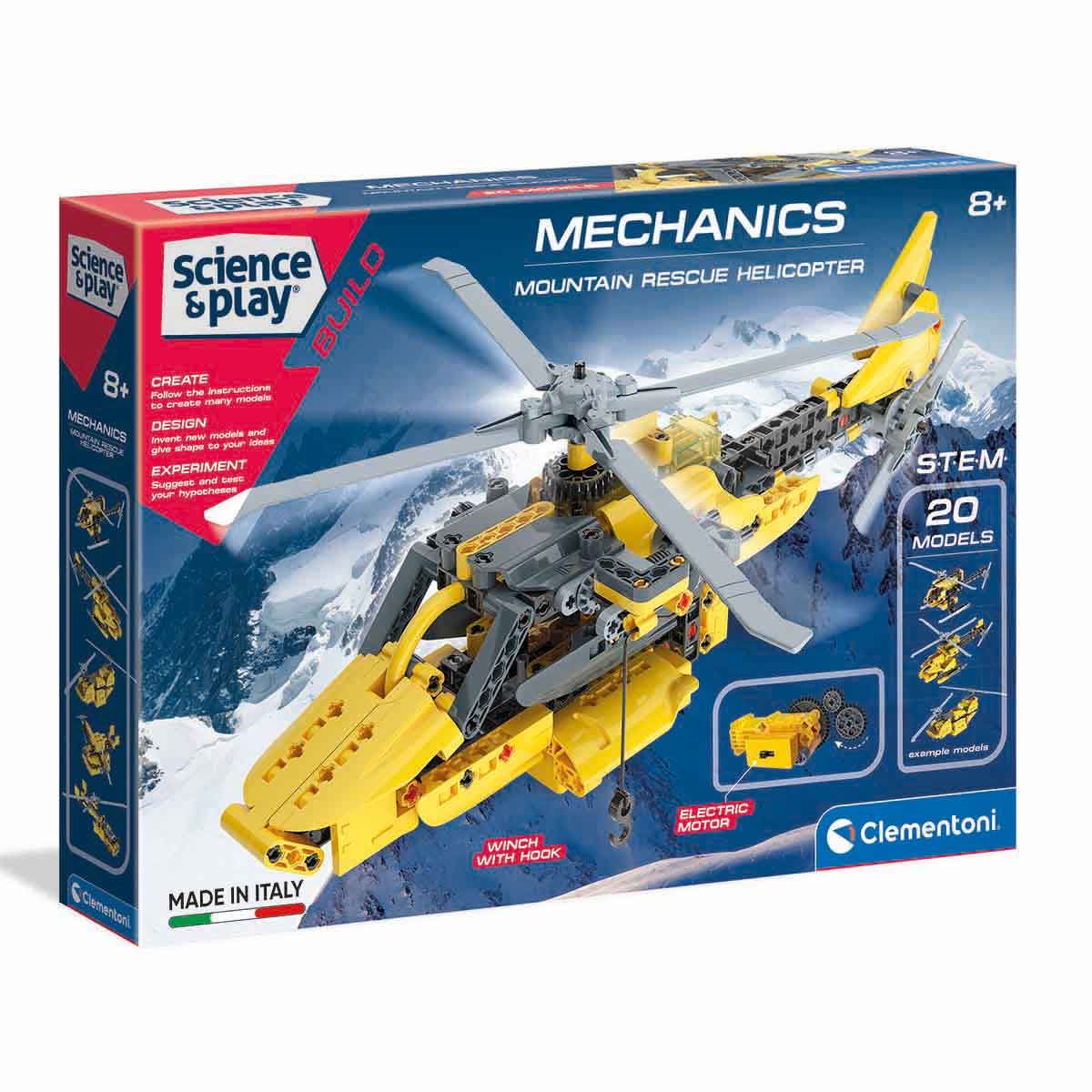 Clementoni Bilim ve Oyun Mekanik Laboratuvarı Kurtarma Helikopteri CLM-75063