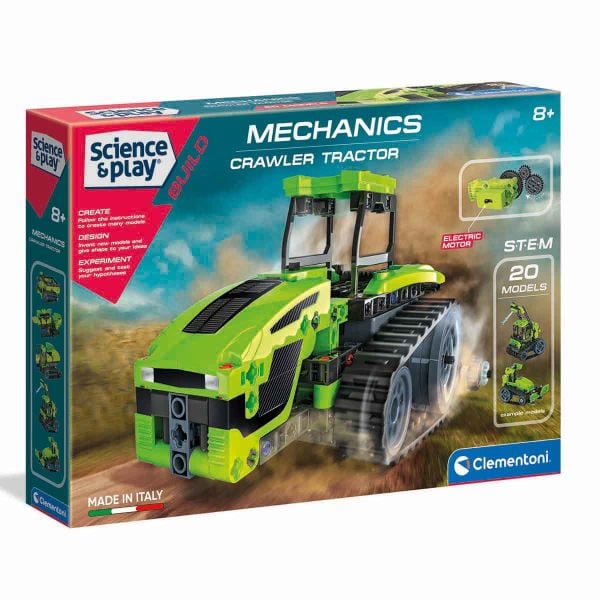 Clementoni Bilim ve Oyun Mekanik Laboratuvarı Crawler Tractor CLM-75064