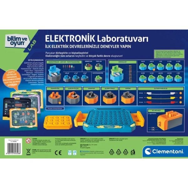 Clementoni Bilim ve Oyun Elektronik Laboratuvarı CLM-64328