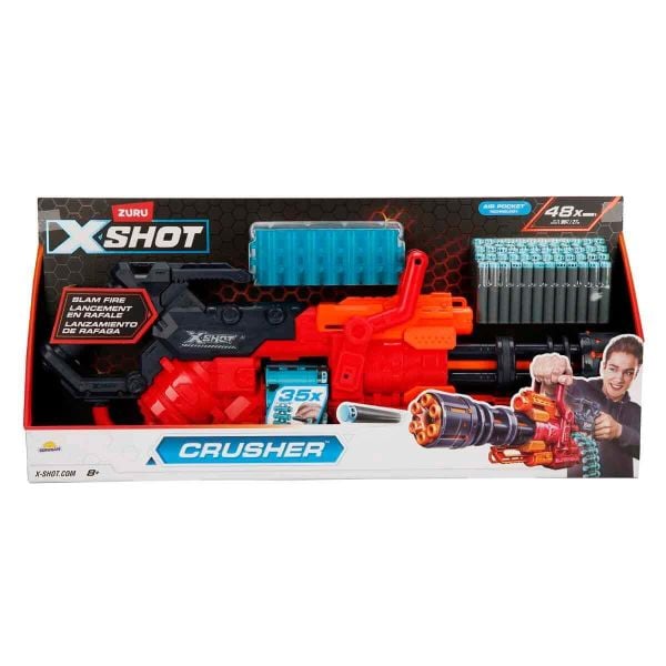 X-Shot Excel Crusher 48 Mermili Sünger Atan Silah 67 cm Zr-36382