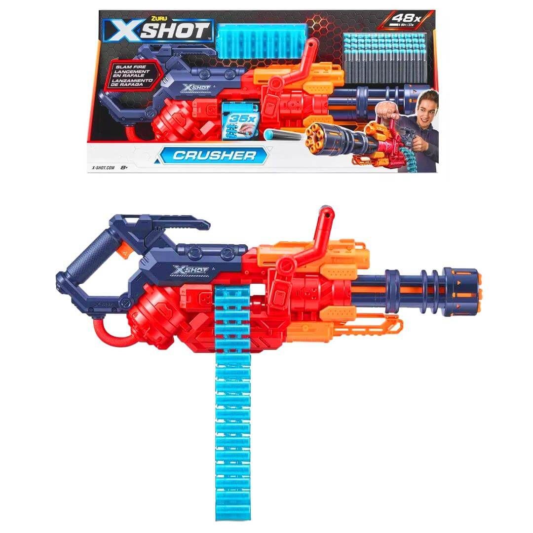 X-Shot Excel Crusher 48 Mermili Sünger Atan Silah 67 cm Zr-36382