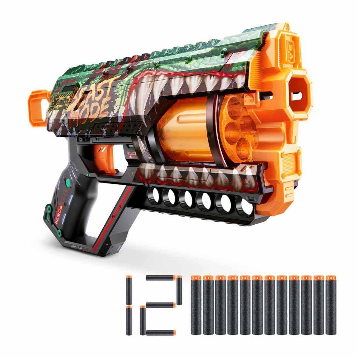 X-Shot Skins Griefer 12 Mermili Sünger Atan Silah 32 cm Beast Out Zr-36561B