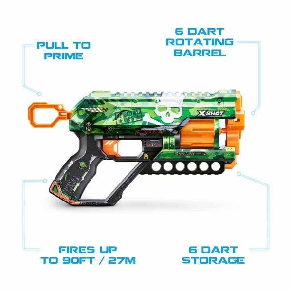 X-Shot Skins Griefer 12 Mermili Sünger Atan Silah 32 cm Camo Zr-36561D