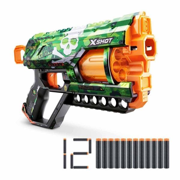 X-Shot Skins Griefer 12 Mermili Sünger Atan Silah 32 cm Camo Zr-36561D