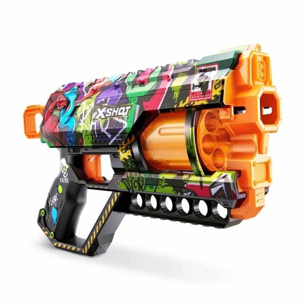 X-Shot Skins Griefer 12 Mermili Sünger Atan Silah 32 cm Graffiti Zr-36561F