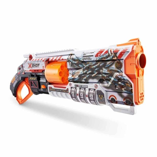 X-Shot Skins Lock Blaster 16 Mermili Sünger Atan Silah 56 cm Zr-36606