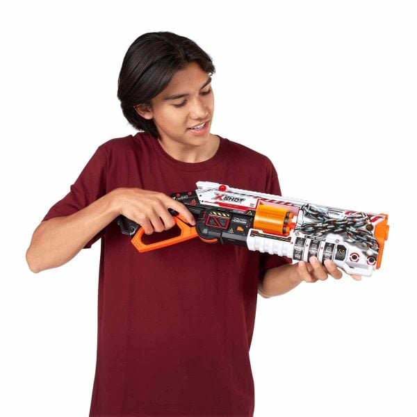 X-Shot Skins Lock Blaster 16 Mermili Sünger Atan Silah 56 cm Zr-36606