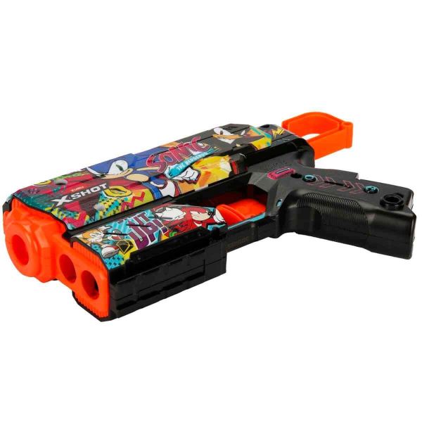 X-Shot Skins Flux Sonic The Hedgehog Sünger Atan Silah 21 cm
