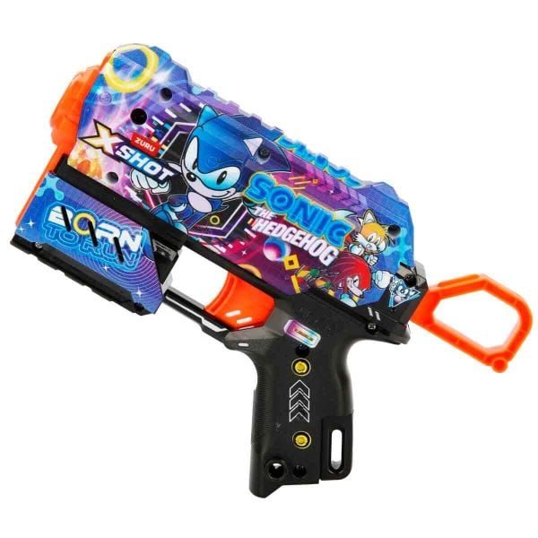 X-Shot Skins Flux Sonic The Hedgehog Sünger Atan Silah 21 cm