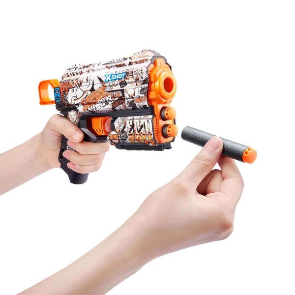 X-Shot Skins Flux Sonic The Hedgehog Sünger Atan Silah 21 cm Retro Zr-36648E