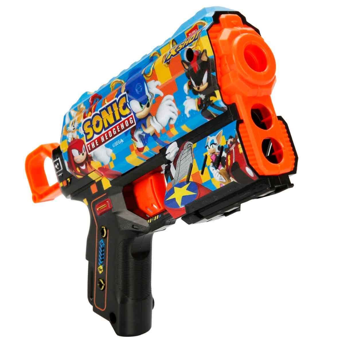 X-Shot Skins Flux Sonic The Hedgehog Sünger Atan Silah 21 cm Sonic Team Zr-36648F