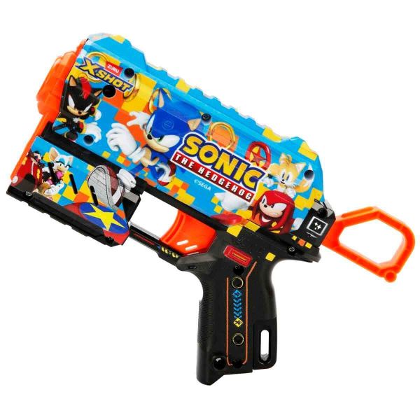 X-Shot Skins Flux Sonic The Hedgehog Sünger Atan Silah 21 cm Sonic Team Zr-36648F