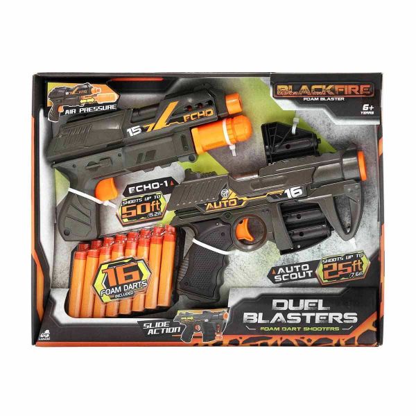 Dual Blasters Sünger Mermi Atan Dart Tabanca Seti 2'li Snm-91874