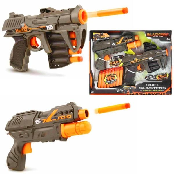 Dual Blasters Sünger Mermi Atan Dart Tabanca Seti 2'li Snm-91874