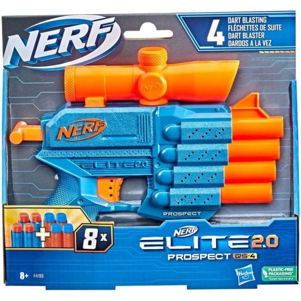Nerf Elite 2.0 Prospect QS 4 Sünger Atan Tabanca F4190