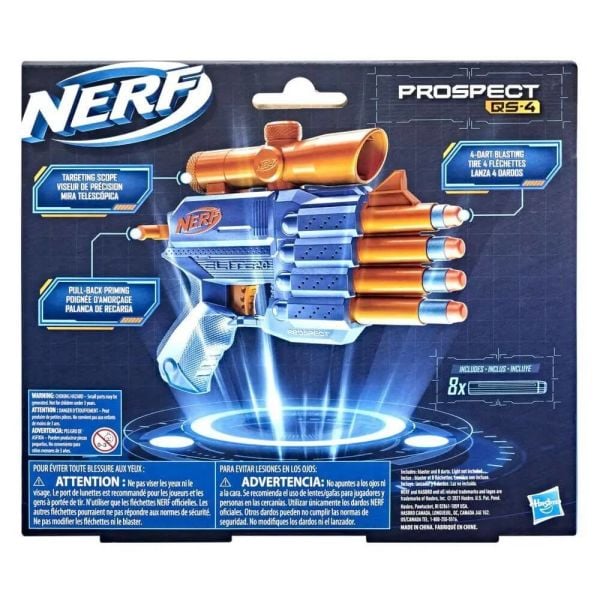 Nerf Elite 2.0 Prospect QS 4 Sünger Atan Tabanca F4190