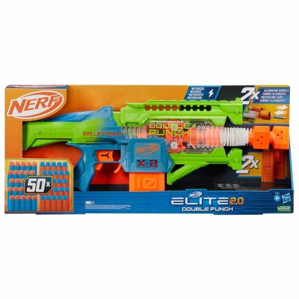 Nerf Elite 2.0 Double Punch Sünger Atan Silah F6363