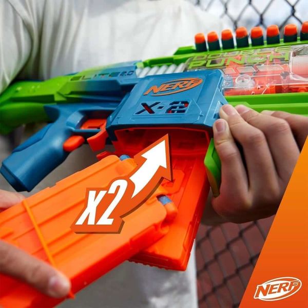 Nerf Elite 2.0 Double Punch Sünger Atan Silah F6363