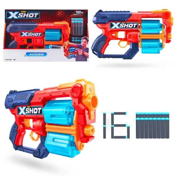 X-Shot Excel Sünger Dart Atan Silah 30 cm Zr-Xcess Oyuncak Silah