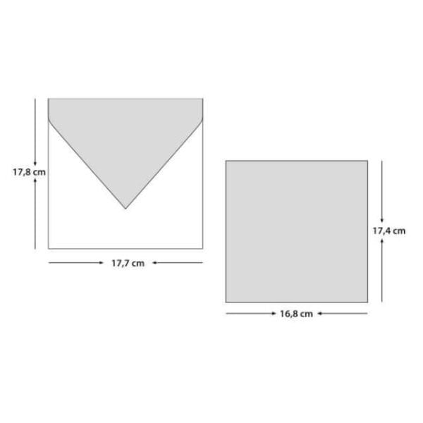 Düğün Davetiyesi Er-505149f | Sütlü Kahve Renk Deri Dokulu Zarflı Kare Davetiye