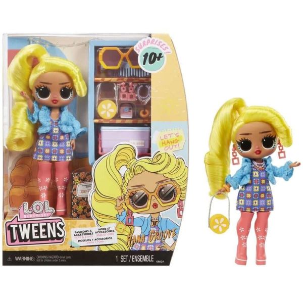 L.O.L. Tweens Seri 5 Hana Groove Moda Bebeği L-591658 Oyuncak Bebek