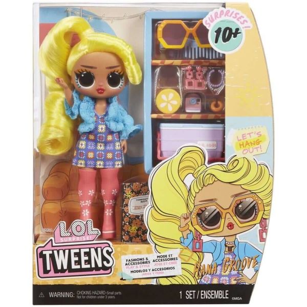 L.O.L. Tweens Seri 5 Hana Groove Moda Bebeği L-591658 Oyuncak Bebek
