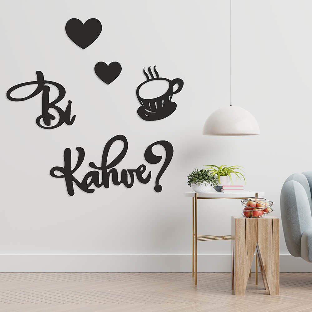 MDF Tablo Dekoratif Bi Kahve MDF-29 60x60 cm - 3mm