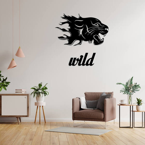 MDF Tablo Dekoratif Panter Wild MDF-30
