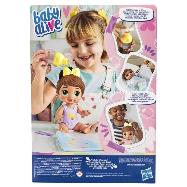Esmer Bebeğimle Şampuan Eğlencesi Oyuncak Bebek Sophia Seti F9120