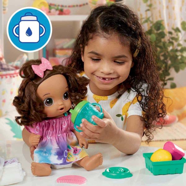 Baby Alive Esmer Bebeğimle Eğlenceli Yudumlar Oyuncak Seti F7357